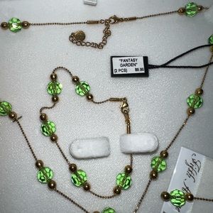 Fifth avenue ( fantasy garden) necklace, bracelet, earrings